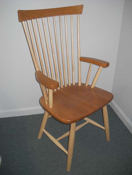 Shaker Furniture Of Maine Cherry Maple Shaker Style Arm Chair