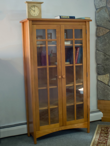 Shaker Furniture Of Maine Arts Crafts Bookcase With Glass Doors