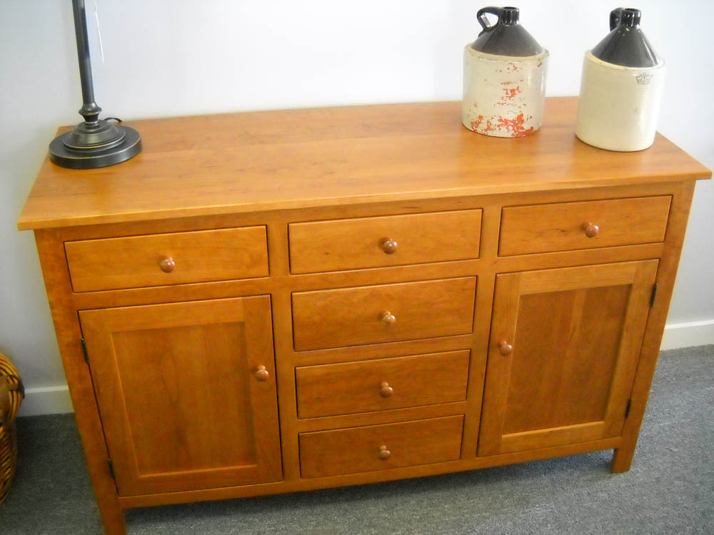 Shaker Furniture of Maine » CHERRY BUFFET BASE