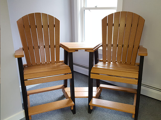 Shaker Furniture of Maine » POLYRESIN BALCONY SETTEE