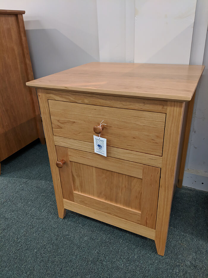 Shaker Furniture Of Maine New Series Cherry One Drawer Door Me K1d