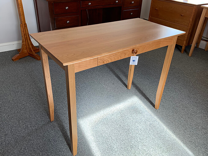 Shaker Furniture Of Maine Small Cherry Writing Desk
